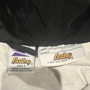 EUC Vintage Eastbay 2XLT Black and Orange Windbreaker.